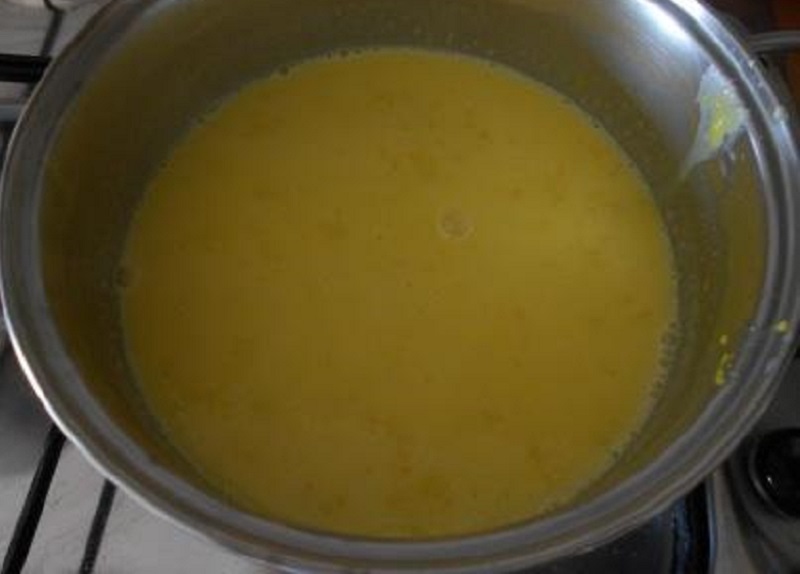 torta mimosa preparazione fase uno