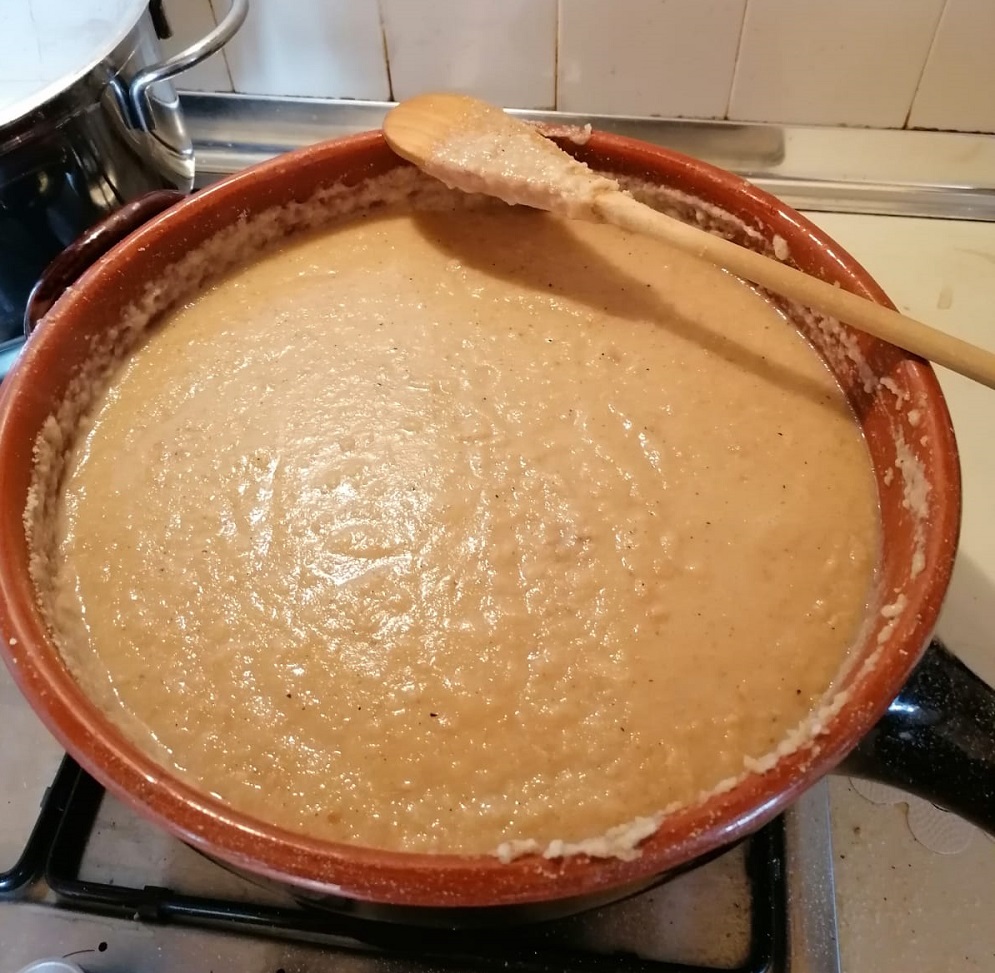 teglia di pearà salsa tipica veronese